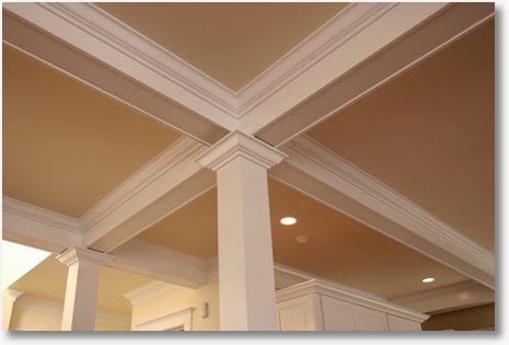 trimmed ceiling