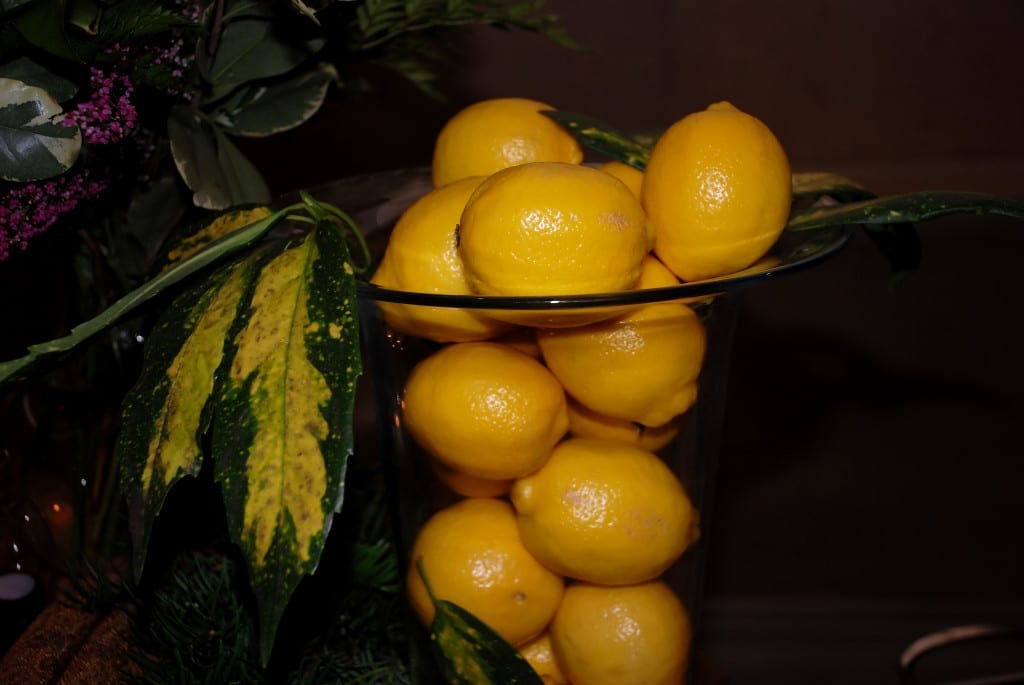 lemons in jar
