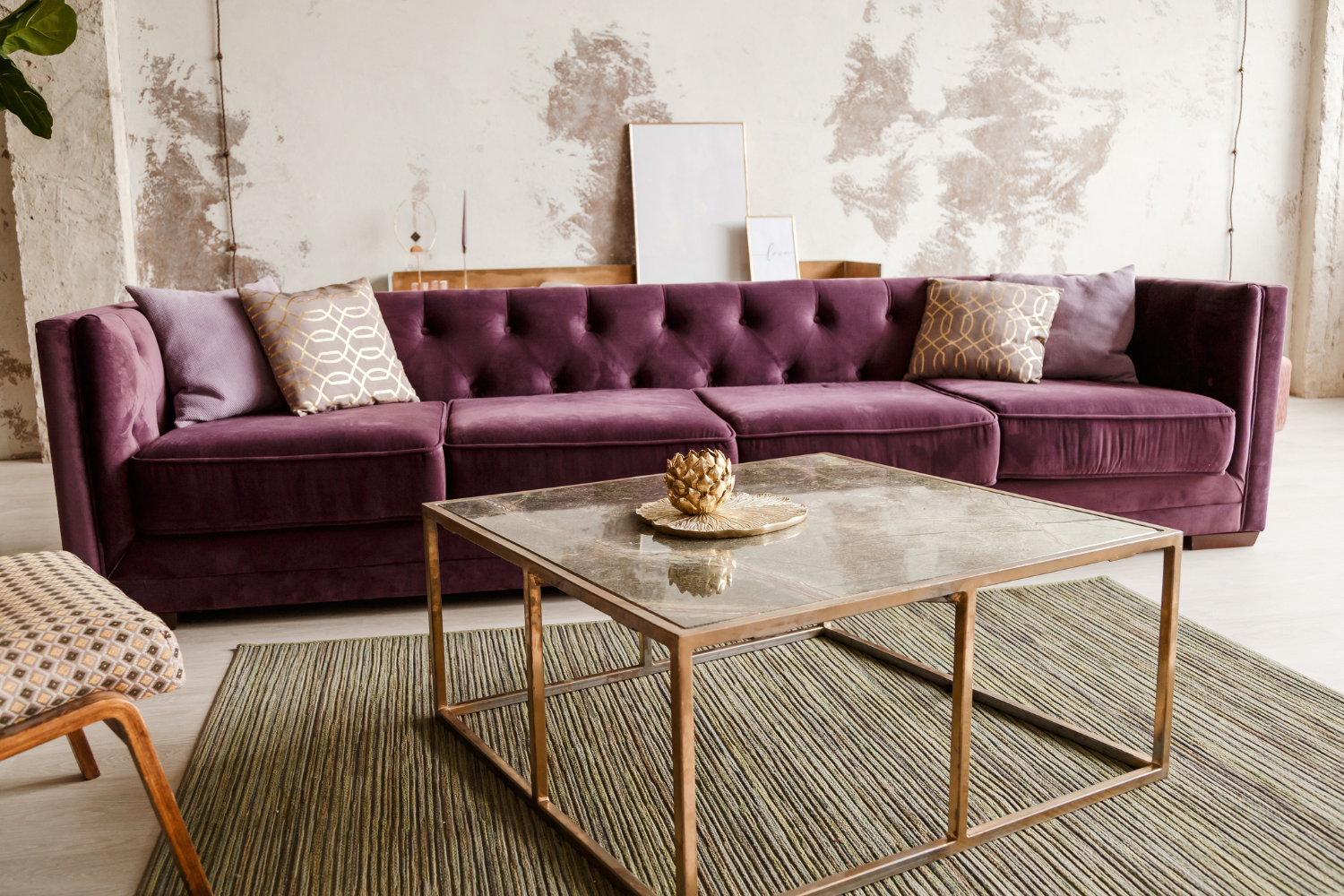 pamela-sandall-design-los-angeles-ca-luxury-textiles-purple-velvet-sofa