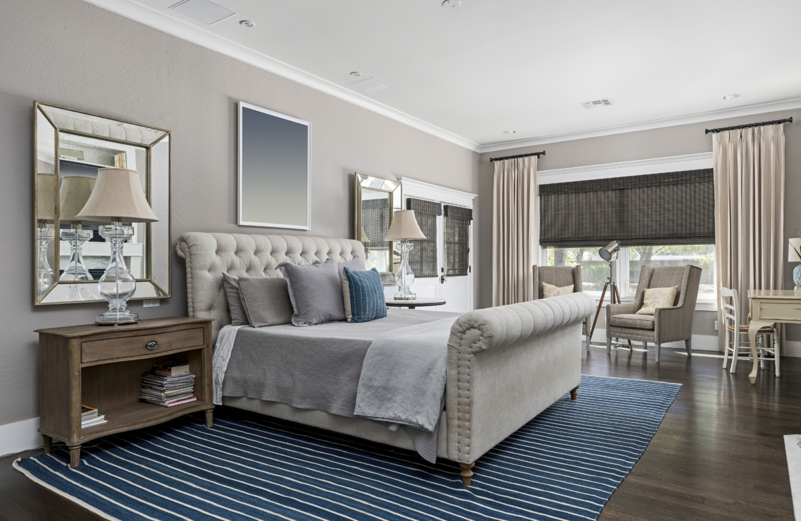 pamela-sandall-design-malibu-ca-how-to-choose-curtain-fabric-transitional-gray-bedroom-design
